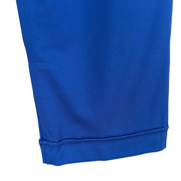 Betabrand 3X-Large Cropped Cosmo Dress Pants Pull-On Stretch Cuffed Pockets Blue - Picture 5 of 8